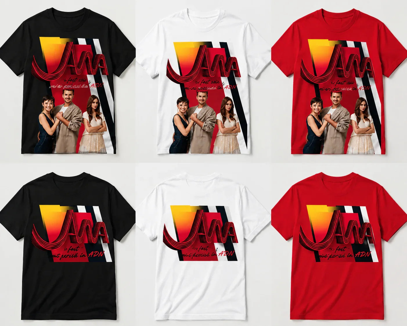 ❤️ Tricou „ANA – mi-ai fost scrisă în ADN”